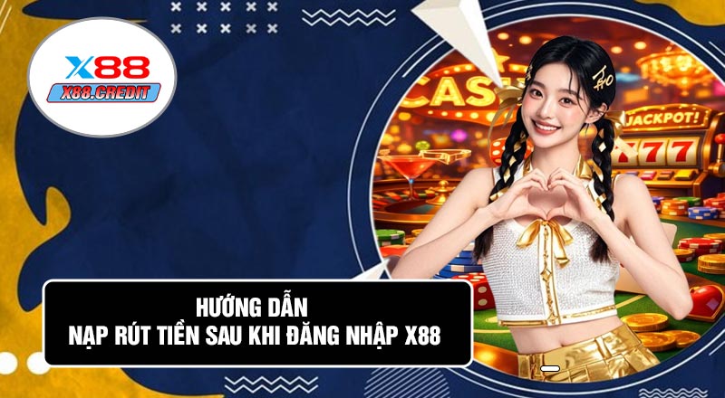Hướng Dẫn Nạp Rút Tiền Sau Khi Đăng Nhập X88